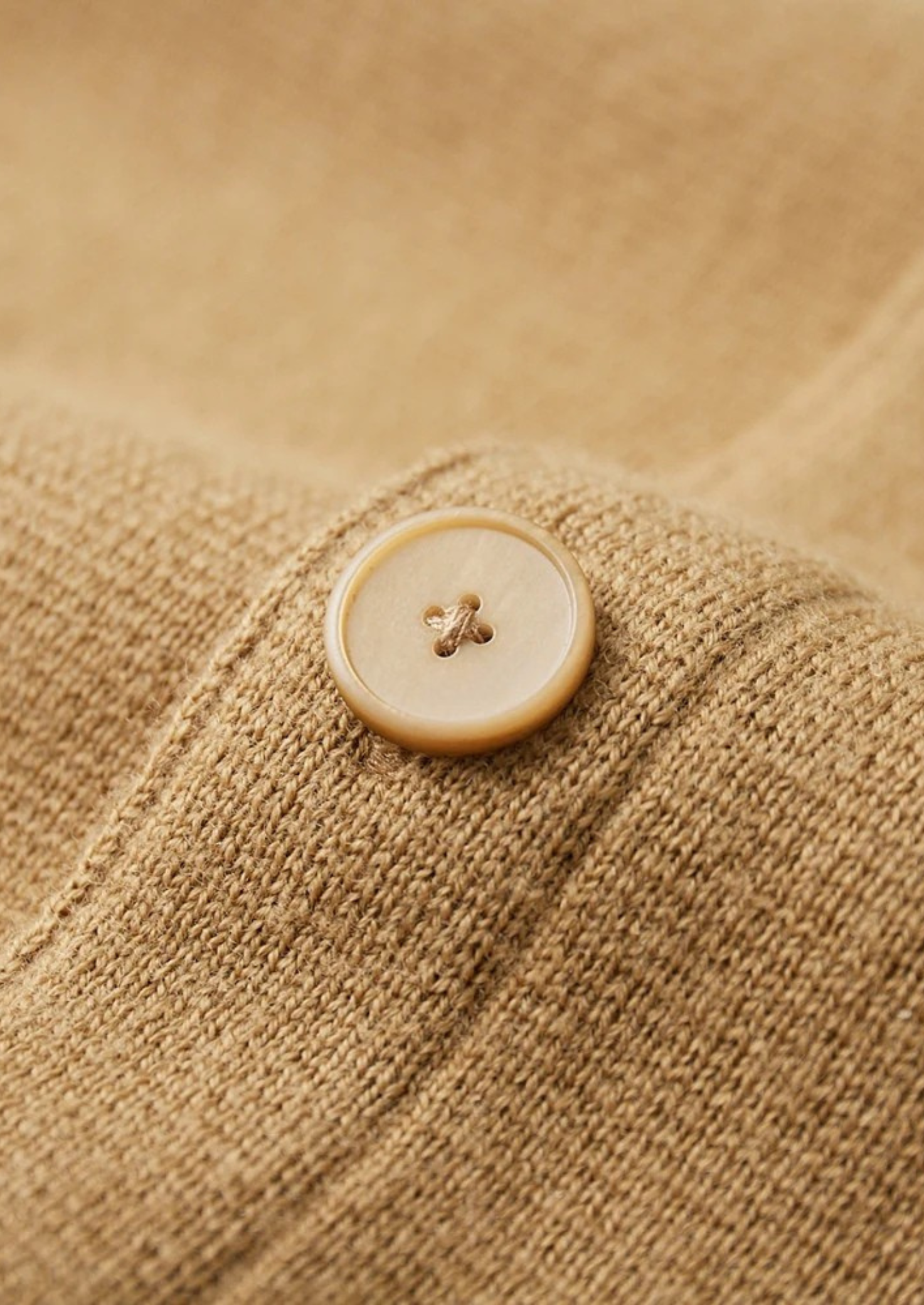 Men's Button-Up Cardigan with Patch Pockets for Stylish Layering