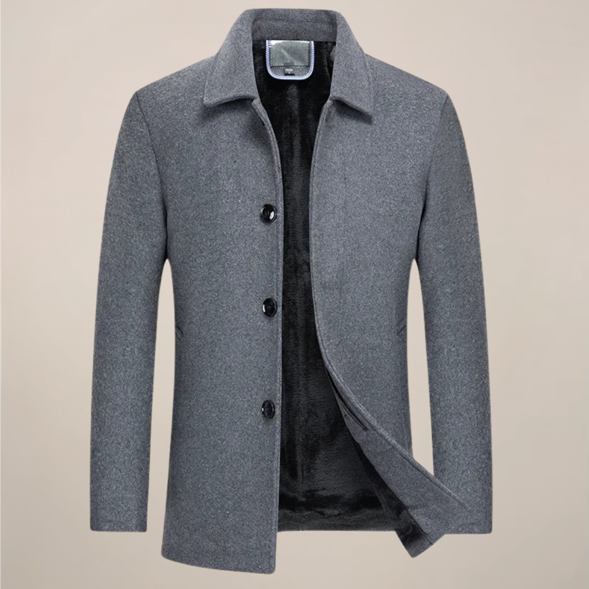 Men’s Button-Up Jacket – Stylish Outerwear for Fall/Winter