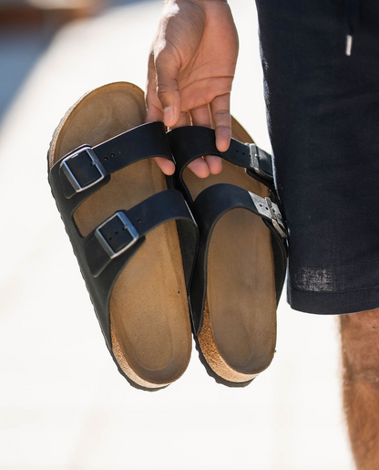 Men's Capri Sandals | Cork Footbed & Adjustable Strap Summer Comfort