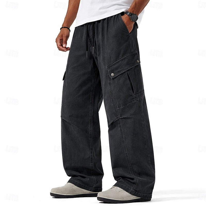 Men's Cargo Pants | Relaxed Wide-Leg Fit