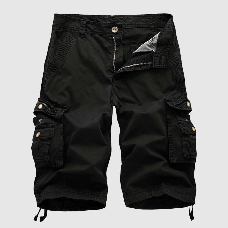 Men's Cargo Shorts | Multi-Pocket Adjustable Hem
