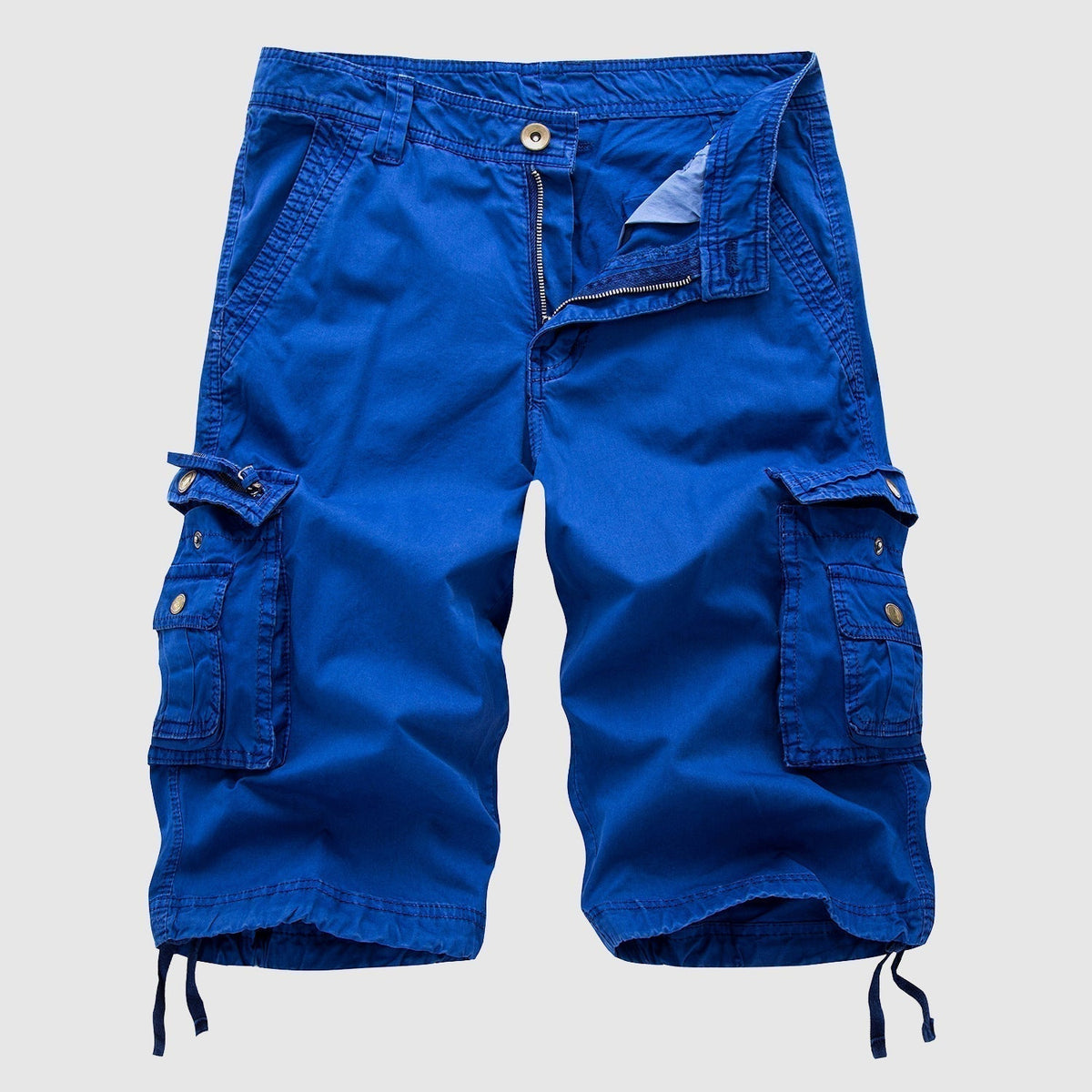 Men's Cargo Shorts | Multi-Pocket Adjustable Hem
