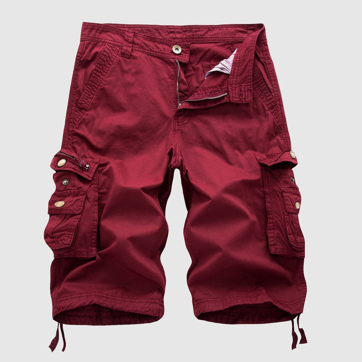 Men's Cargo Shorts | Multi-Pocket Adjustable Hem