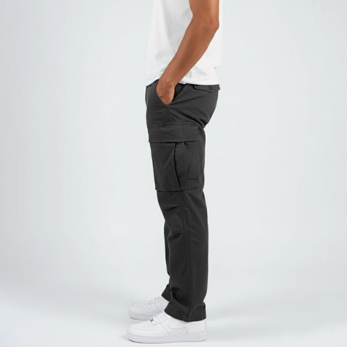 Men's Cargo Trousers | Multi-Pocket Streetwear Fit