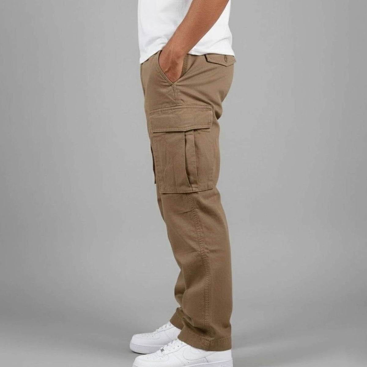 Men's Cargo Trousers | Multi-Pocket Streetwear Fit