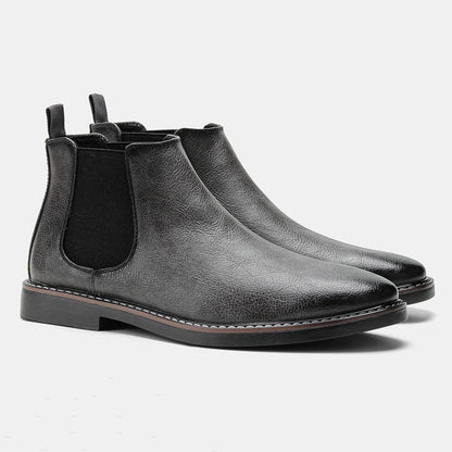 Men's Chelsea Ankle Boots - Stylish Suede Slip-Ons for Any Occasion