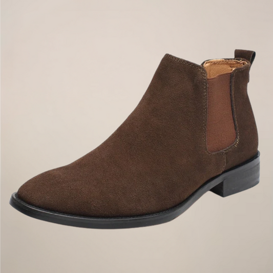 Men’s Beige Ankle Chelsea Boots for Stylish Occasions