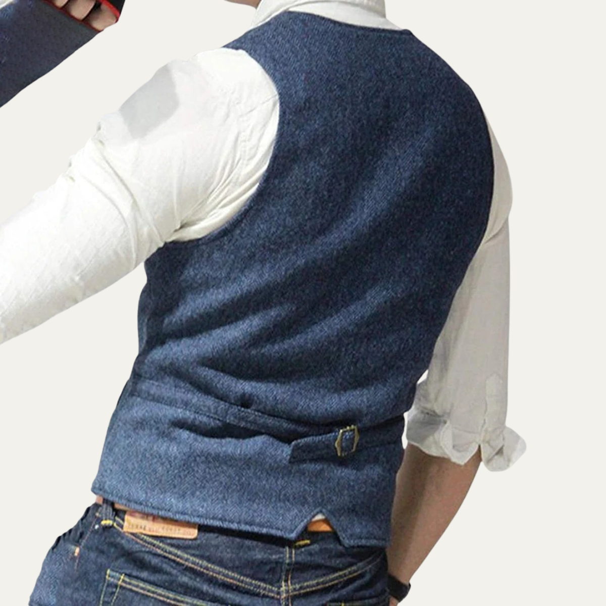 Men’s Classic Button-Up Waistcoat for Stylish Occasions
