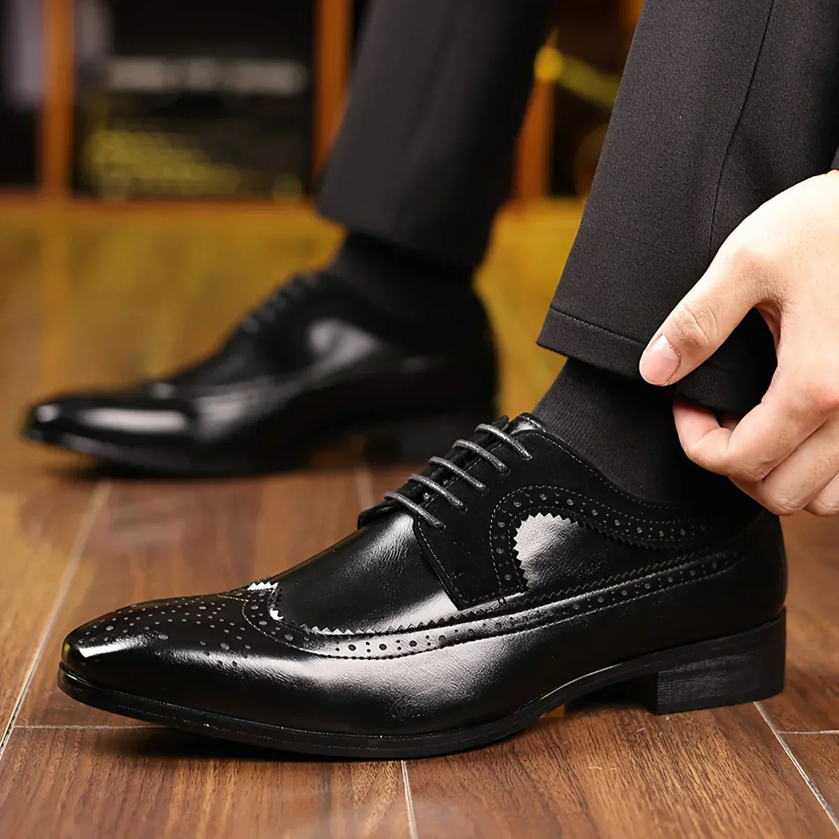 Men's Classic Dress Shoes – Stylish Formal Footwear for Any Occasion