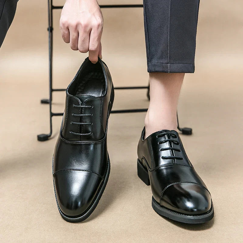 Men’s Classic Oxford Dress Shoes – Stylish Lace-Up Formal Footwear