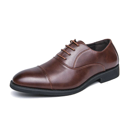 Men’s Classic Oxford Dress Shoes – Stylish Lace-Up Formal Footwear