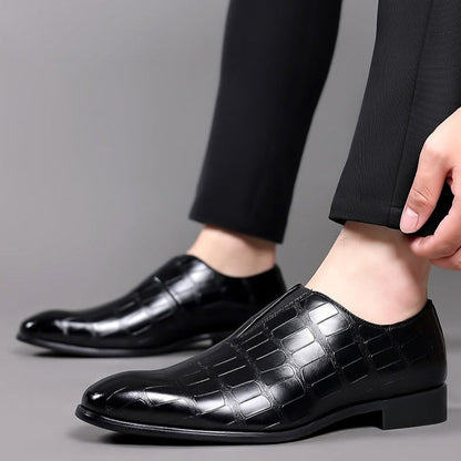 Men's Classic Patterned Dress Shoes for Formal Events