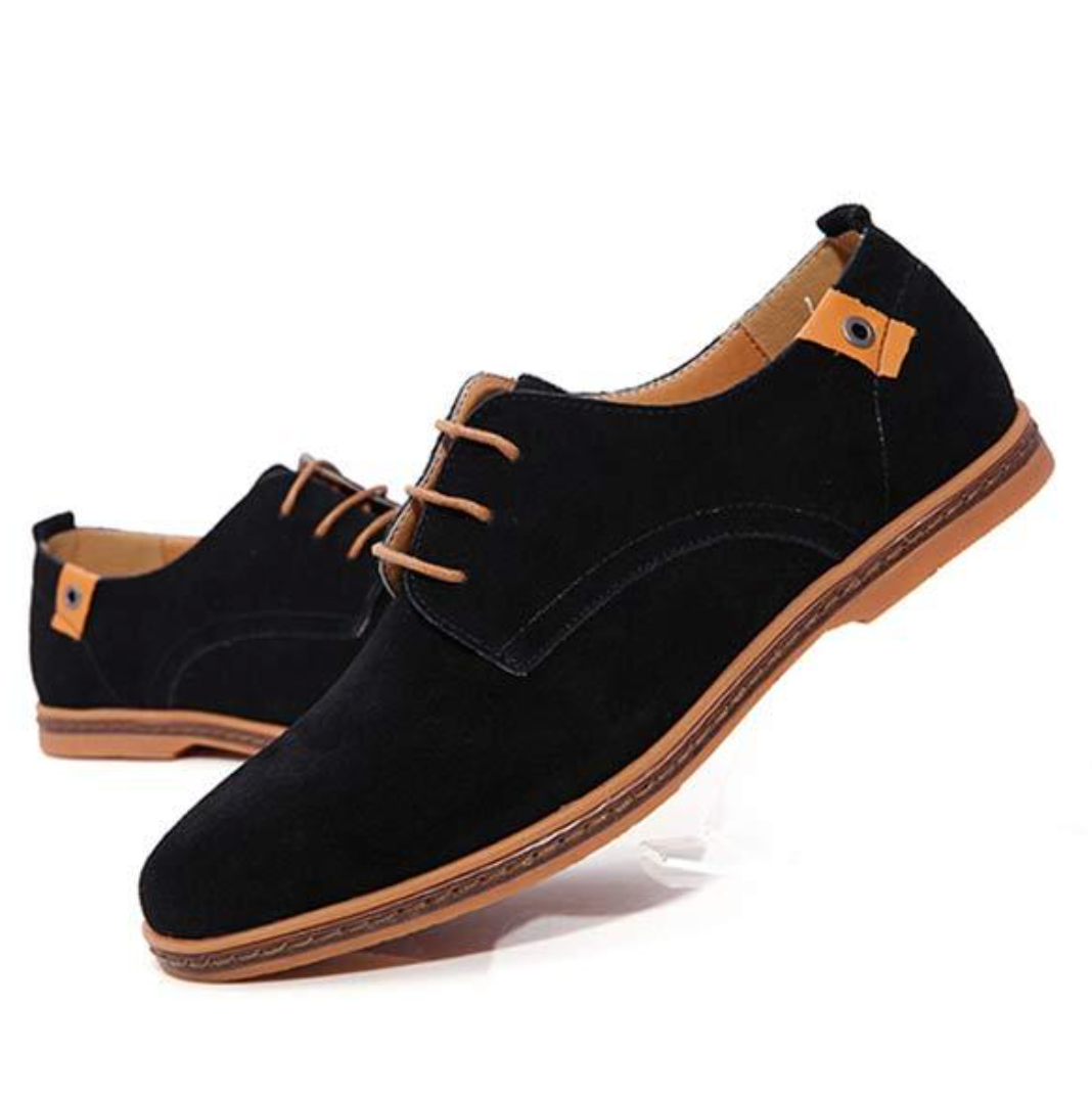 Men’s Classic Round-Toe Dress Shoes for Formal Events