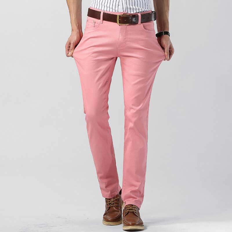 Men's Colorful Trousers - Ideal for Smart Casual Wear