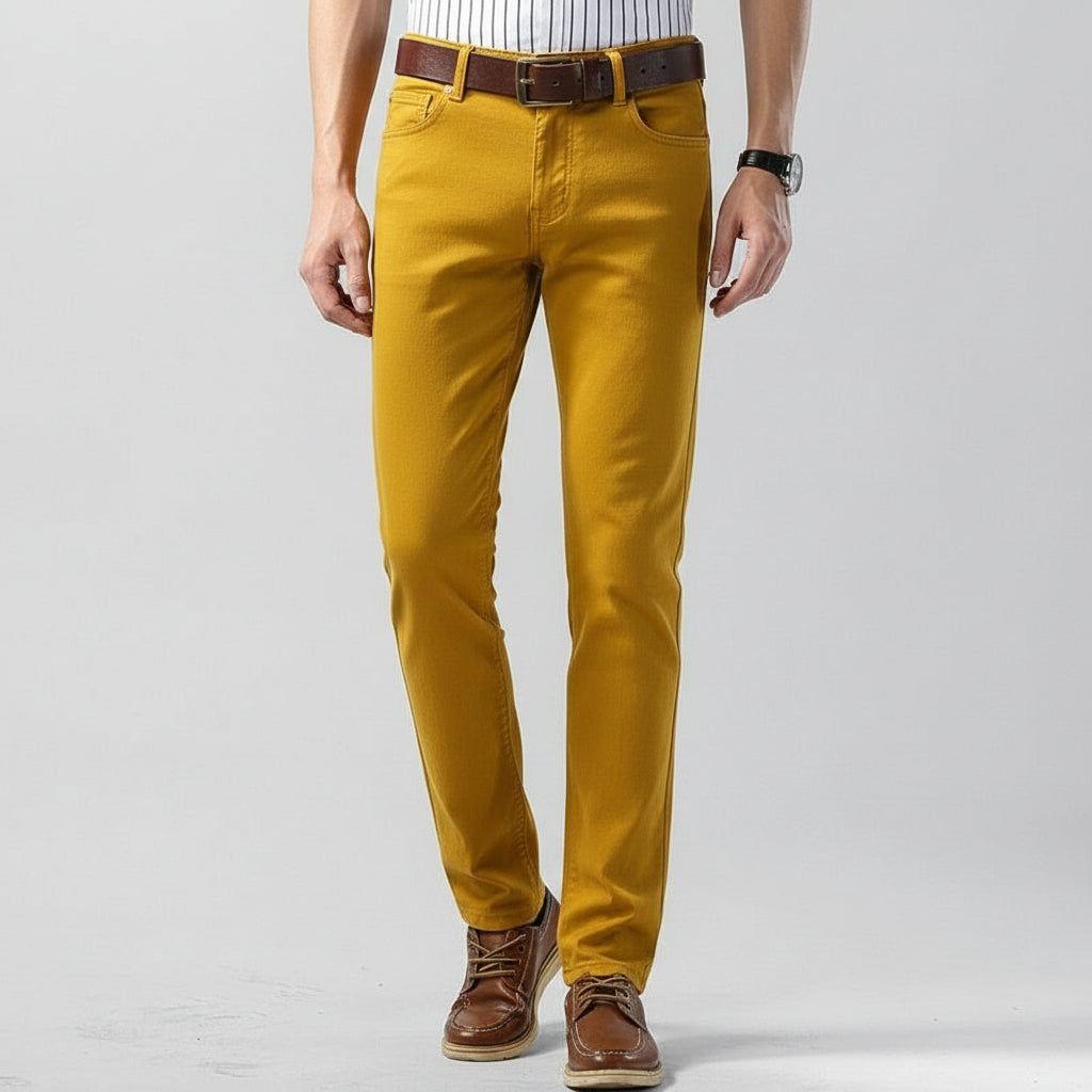 Men's Colorful Trousers - Ideal for Smart Casual Wear