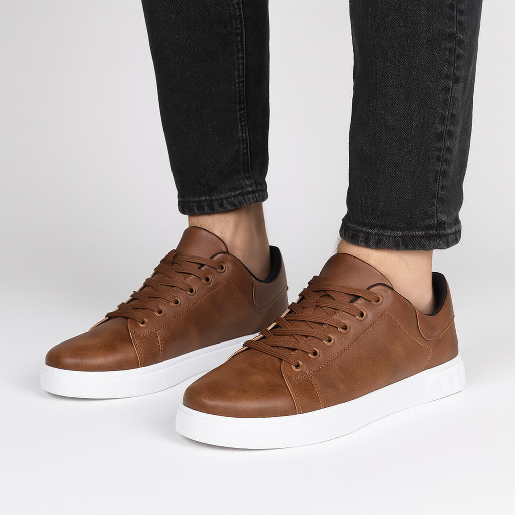 Men's Contemporary Lace-Up Sneakers for Everyday Wear