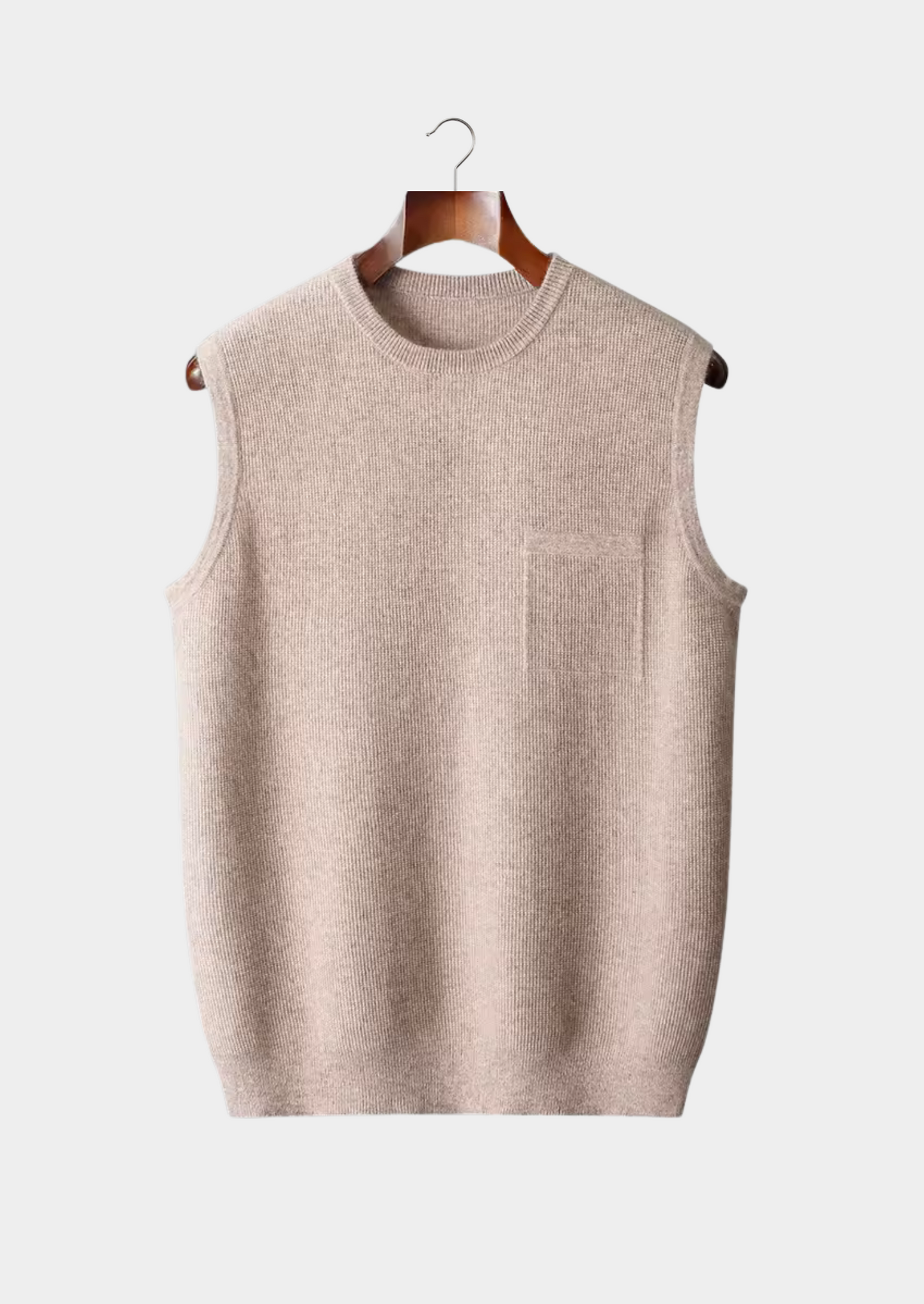 Men’s Crew Neck Vest - Sleek Sleeveless Style for Any Occasion