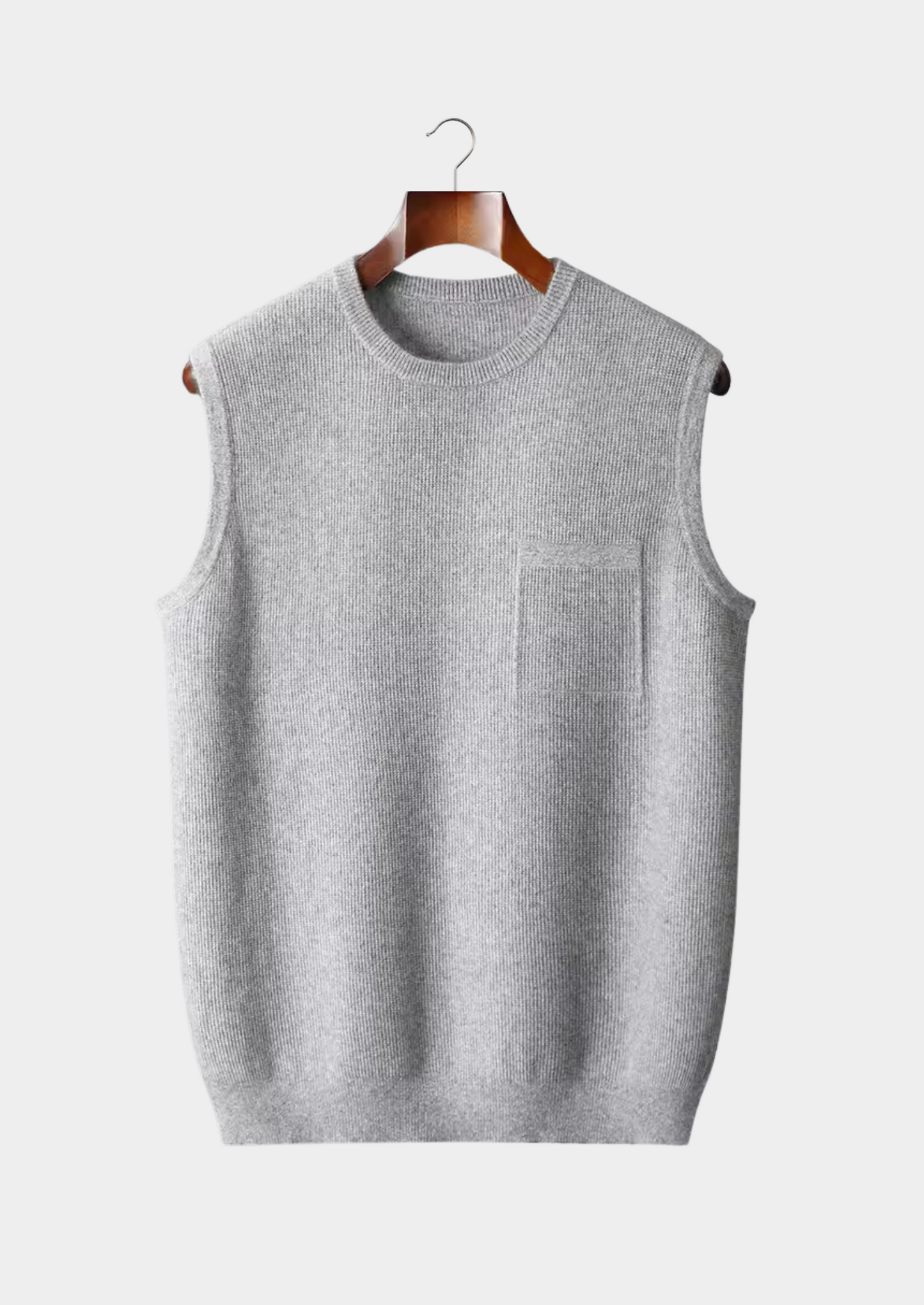 Men’s Crew Neck Vest - Sleek Sleeveless Style for Any Occasion