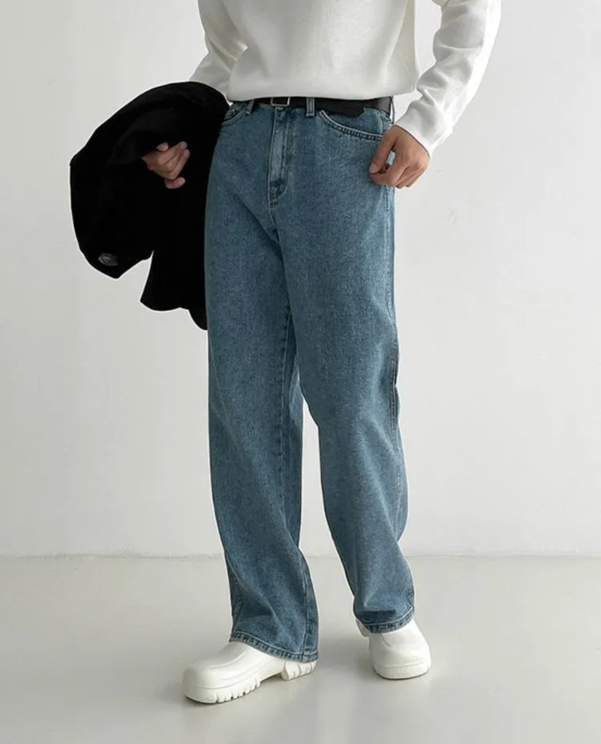 Men's Denim Jeans | Loose Fit Relaxed Style & Everyday Comfort