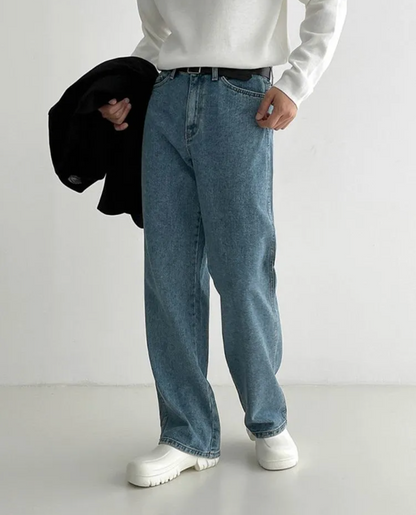 Men's Denim Jeans | Loose Fit Relaxed Style & Everyday Comfort