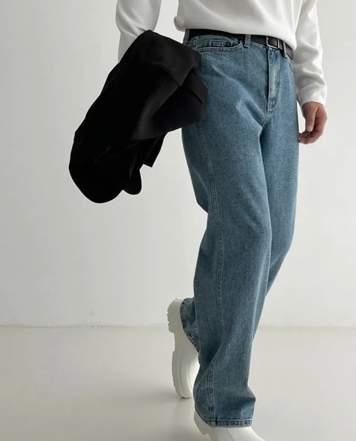 Men's Denim Jeans | Loose Fit Relaxed Style & Everyday Comfort