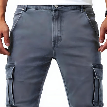 Men's Denim Trousers | Cargo Pocket Design