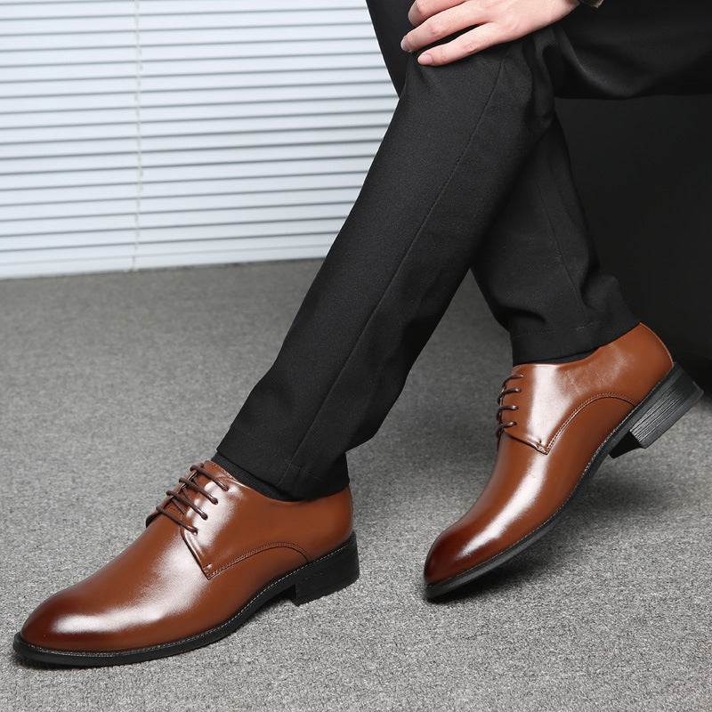 Men’s Derby Dress Shoes – Stylish Lace-Up for Office & Weddings