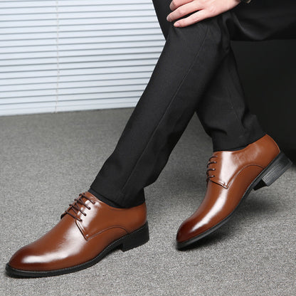 Men’s Derby Dress Shoes – Stylish Lace-Up for Office & Weddings