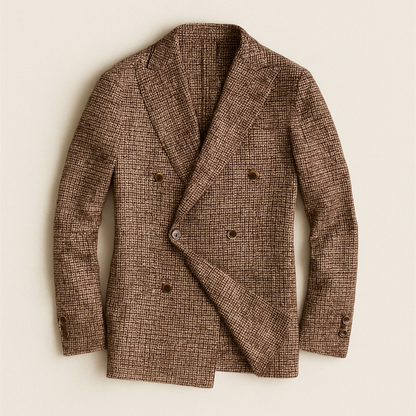 Men's Checked Blazer for Stylish Events