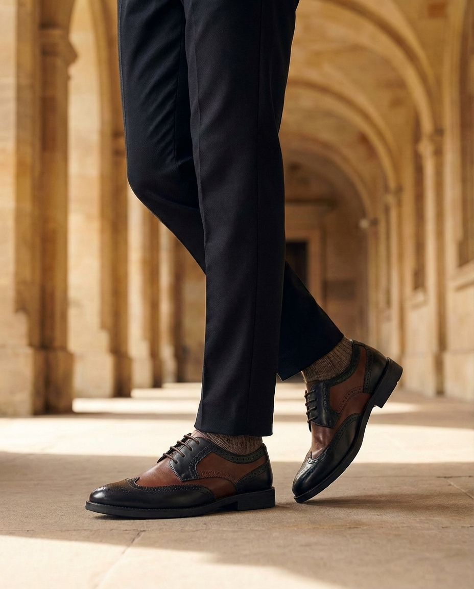 Men's Dress Shoes | Classic Brogue Design & All-Day Comfort