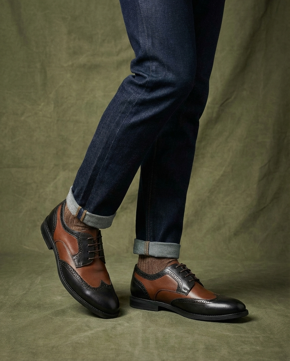Men's Dress Shoes | Classic Brogue Design & All-Day Comfort