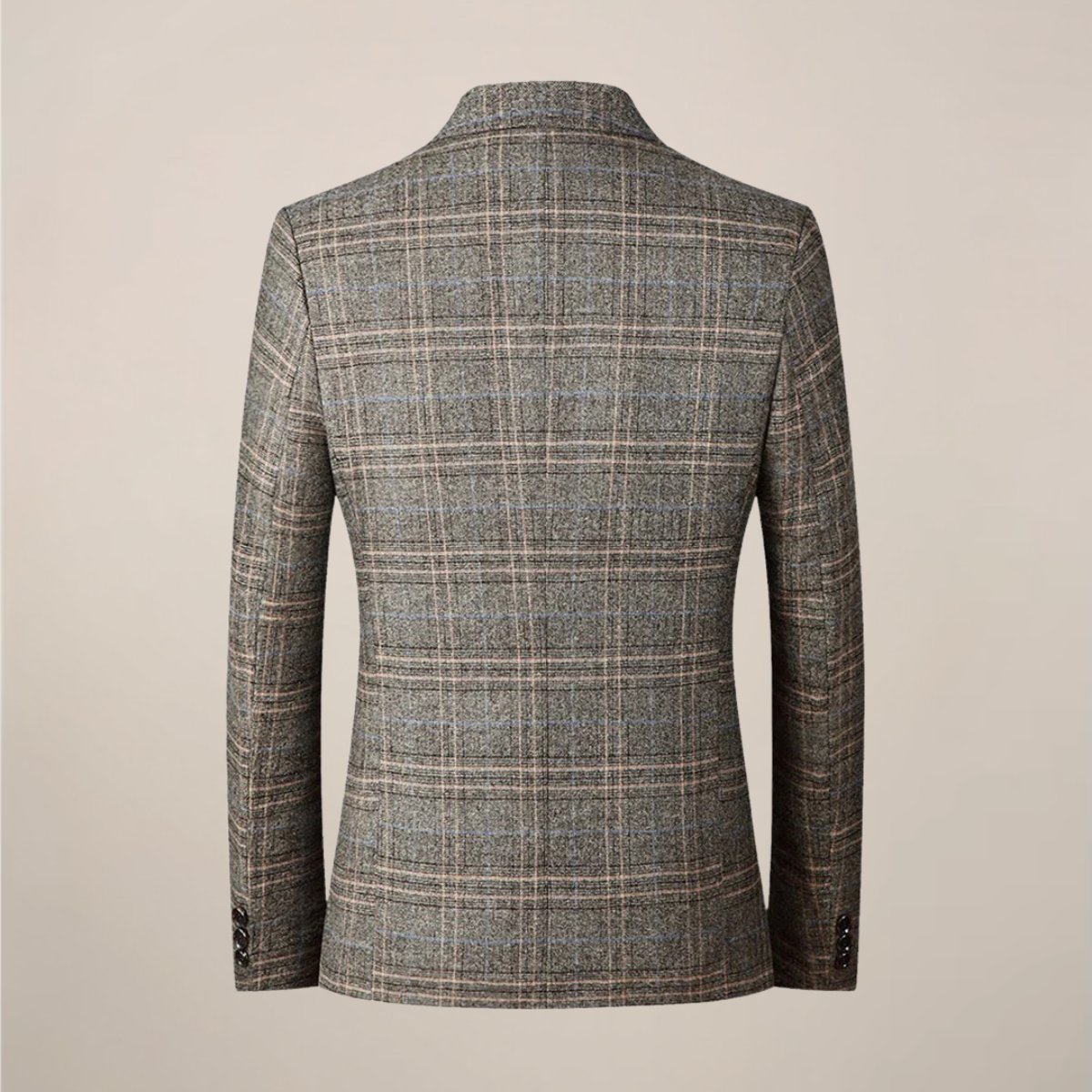 Men’s Embroidered Slim Fit Blazer – Stylish One-Button Jacket for Formal Events