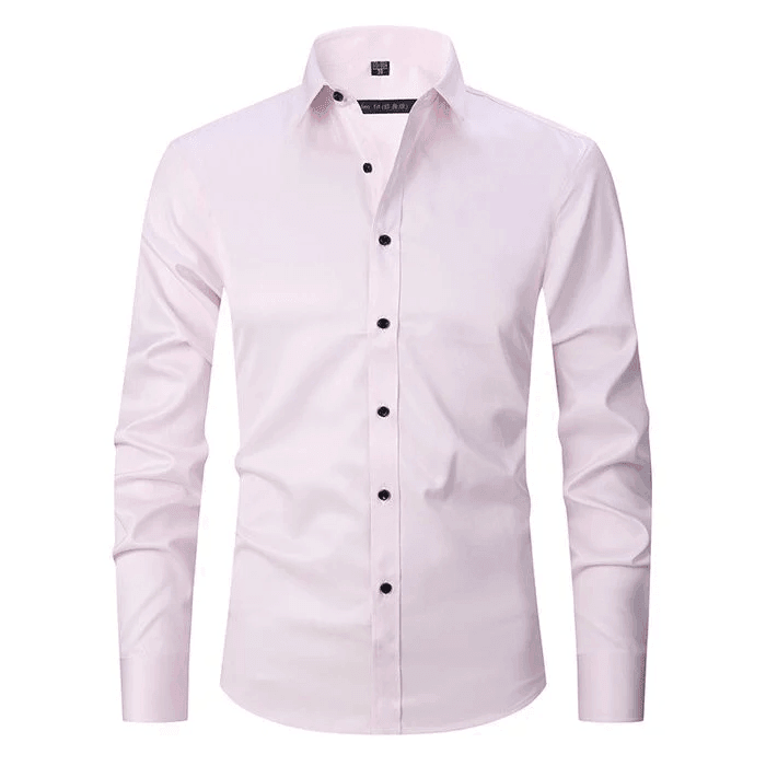 Men's Flexible Cotton Dress Shirt for Office Wear