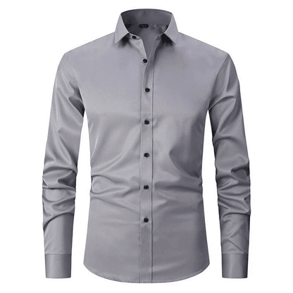 Men's Flexible Cotton Dress Shirt for Office Wear