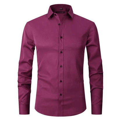 Men's Flexible Cotton Dress Shirt for Office Wear