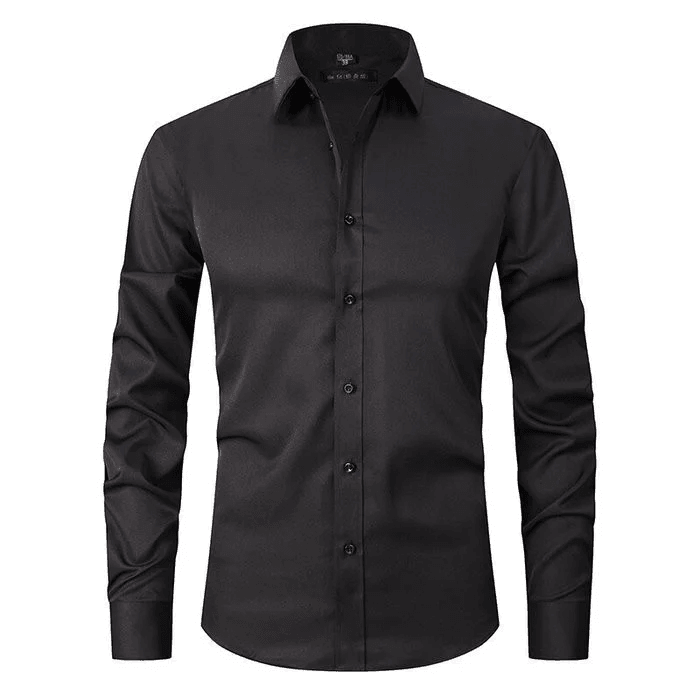 Men's Flexible Cotton Dress Shirt for Office Wear
