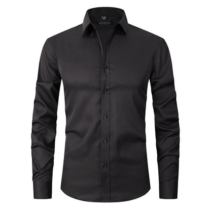 Men's Flexible Cotton Dress Shirt for Office Wear