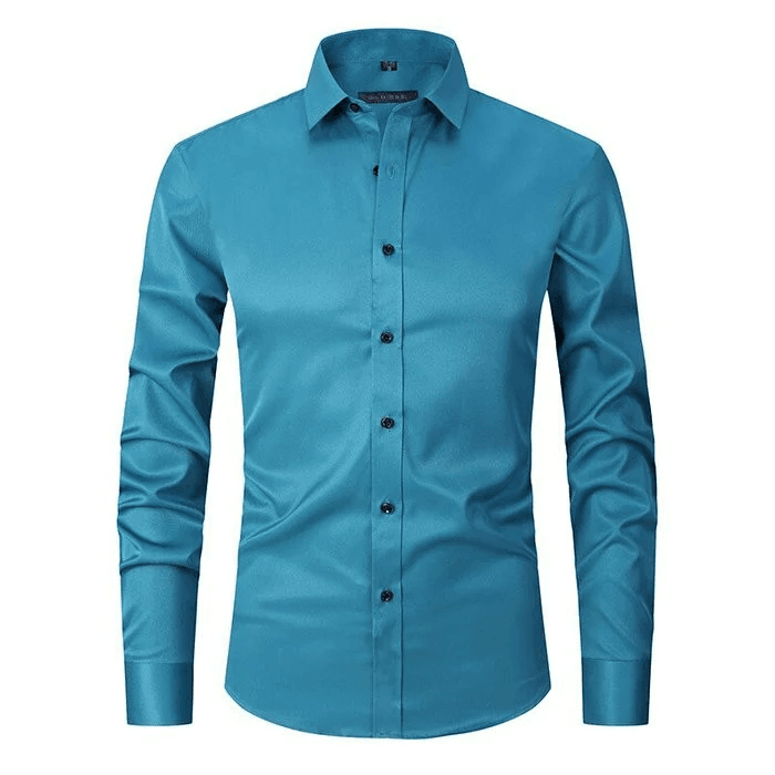 Men's Flexible Cotton Dress Shirt for Office Wear