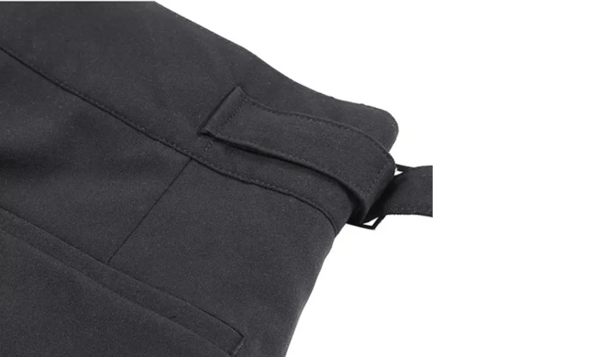 Men's Formal High-Waisted Pleated Trousers for Events