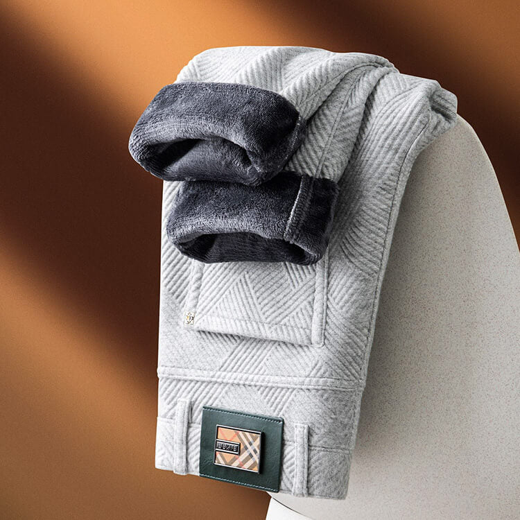 Men's Geometric Pattern Trousers for Stylish Occasions