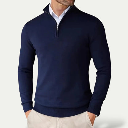 Men's Half-Zip Pullover – Stylish Layer for Year-Round Wear