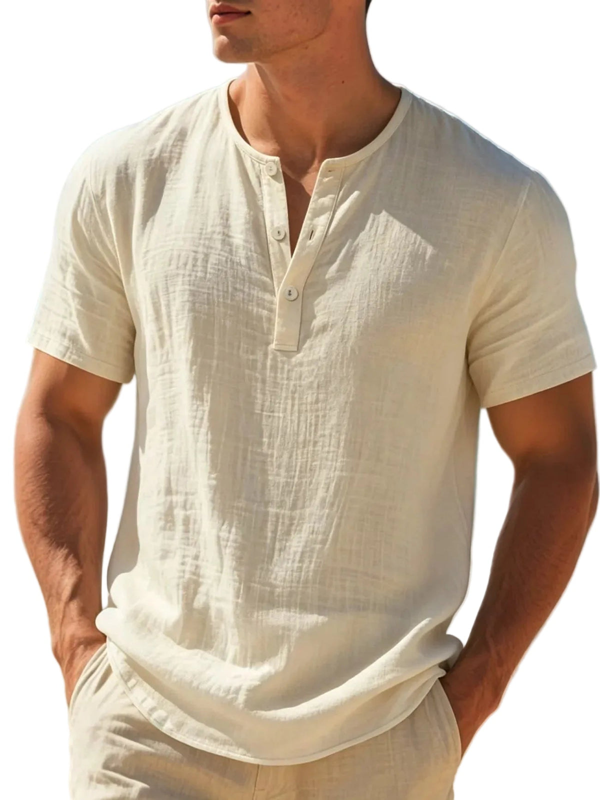 Men's Henley Shirt | Lightweight & Breathable
