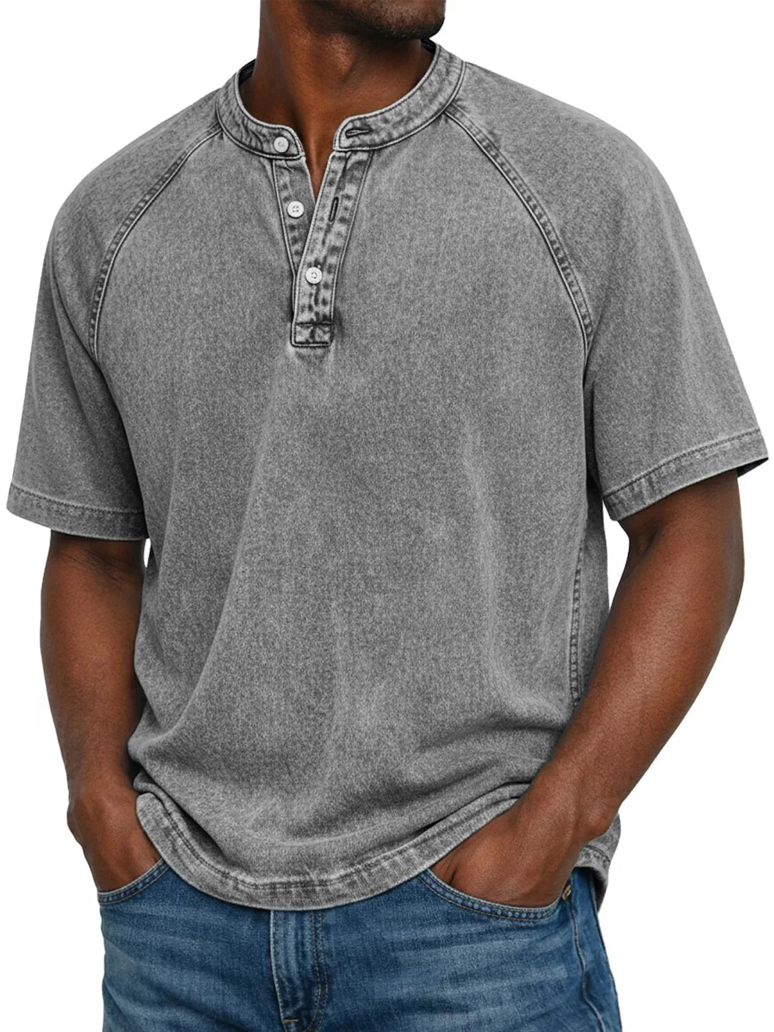 Men's Henley Shirt | Relaxed Everyday Fit