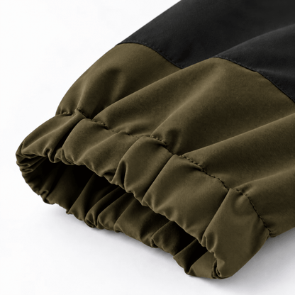 Men's Hooded Jacket | Colour Block Design & Zip Pockets