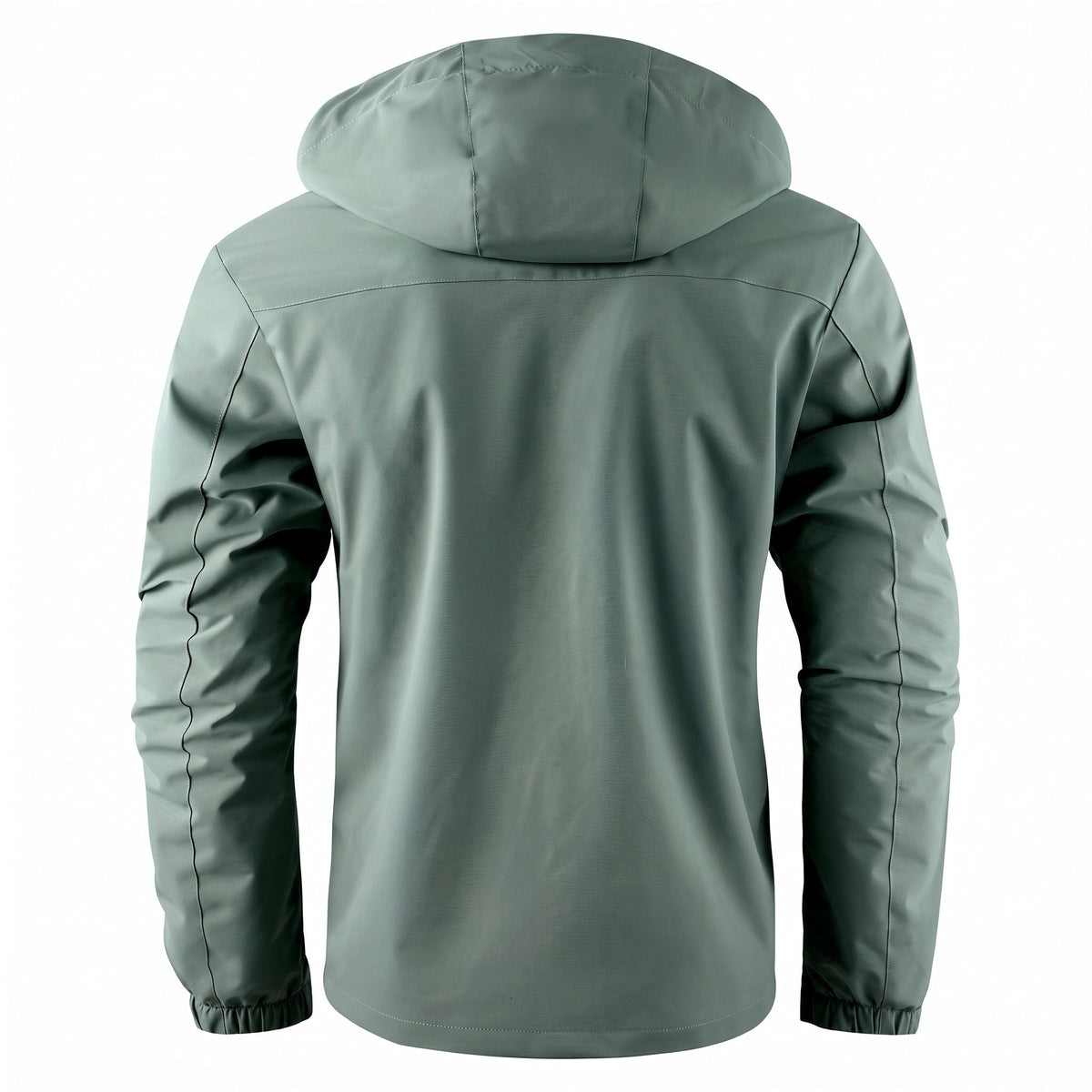 Men's Hooded Jacket Multiple Pockets Adjustable Hood