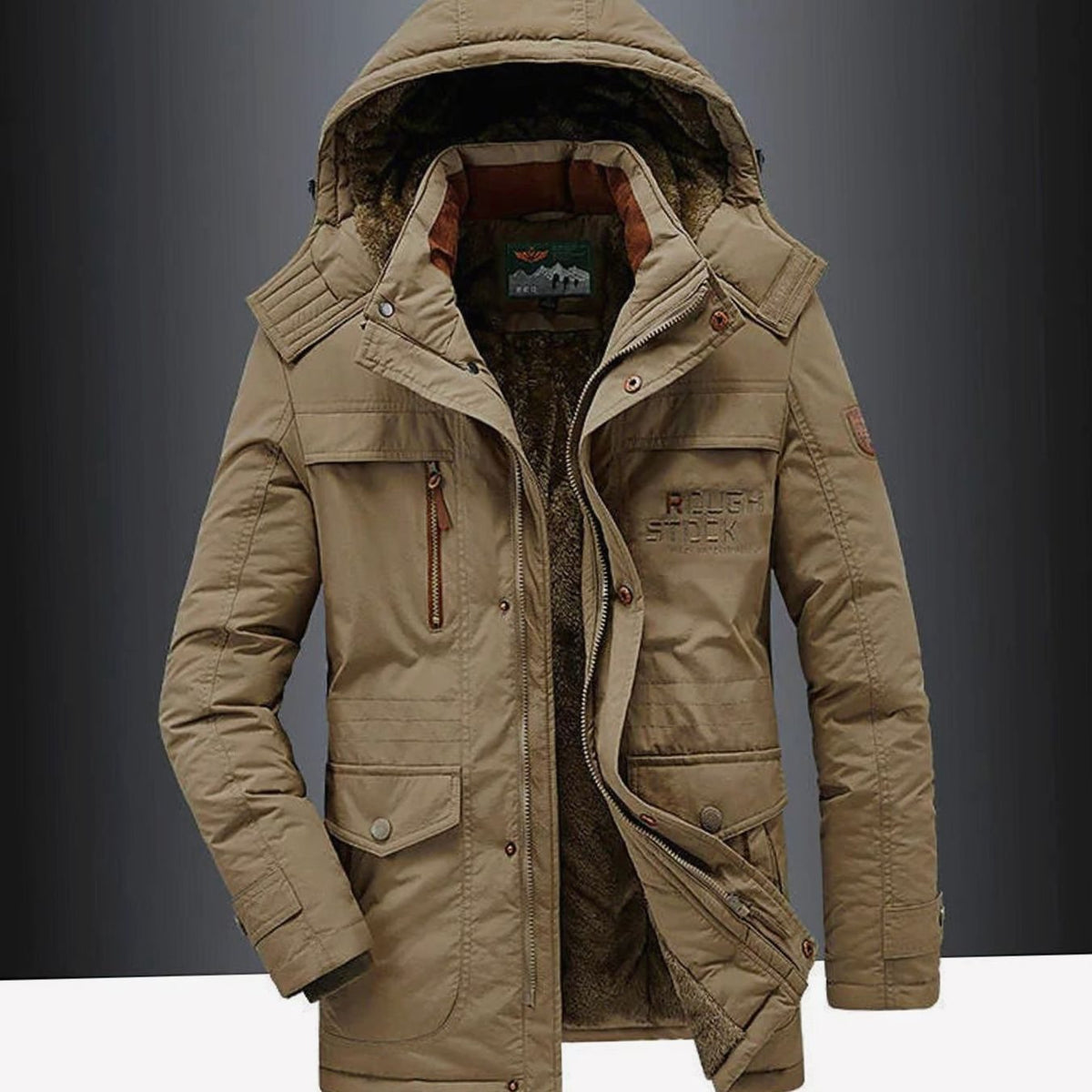 Men's Hooded Winter Jacket | Windproof & Insulated
