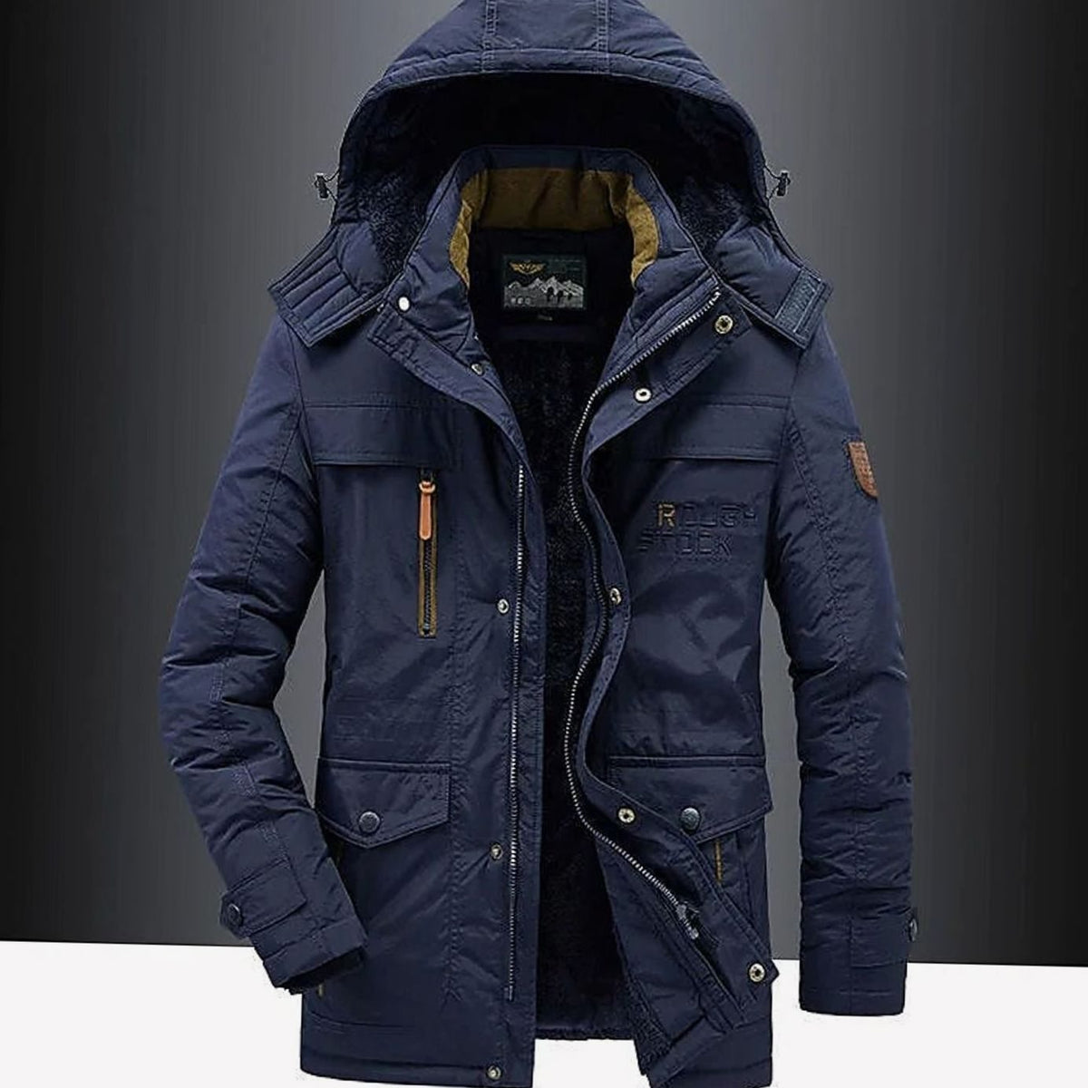Men's Hooded Winter Jacket | Windproof & Insulated