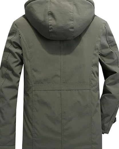 Men's Hooded Winter Jacket | Windproof & Insulated