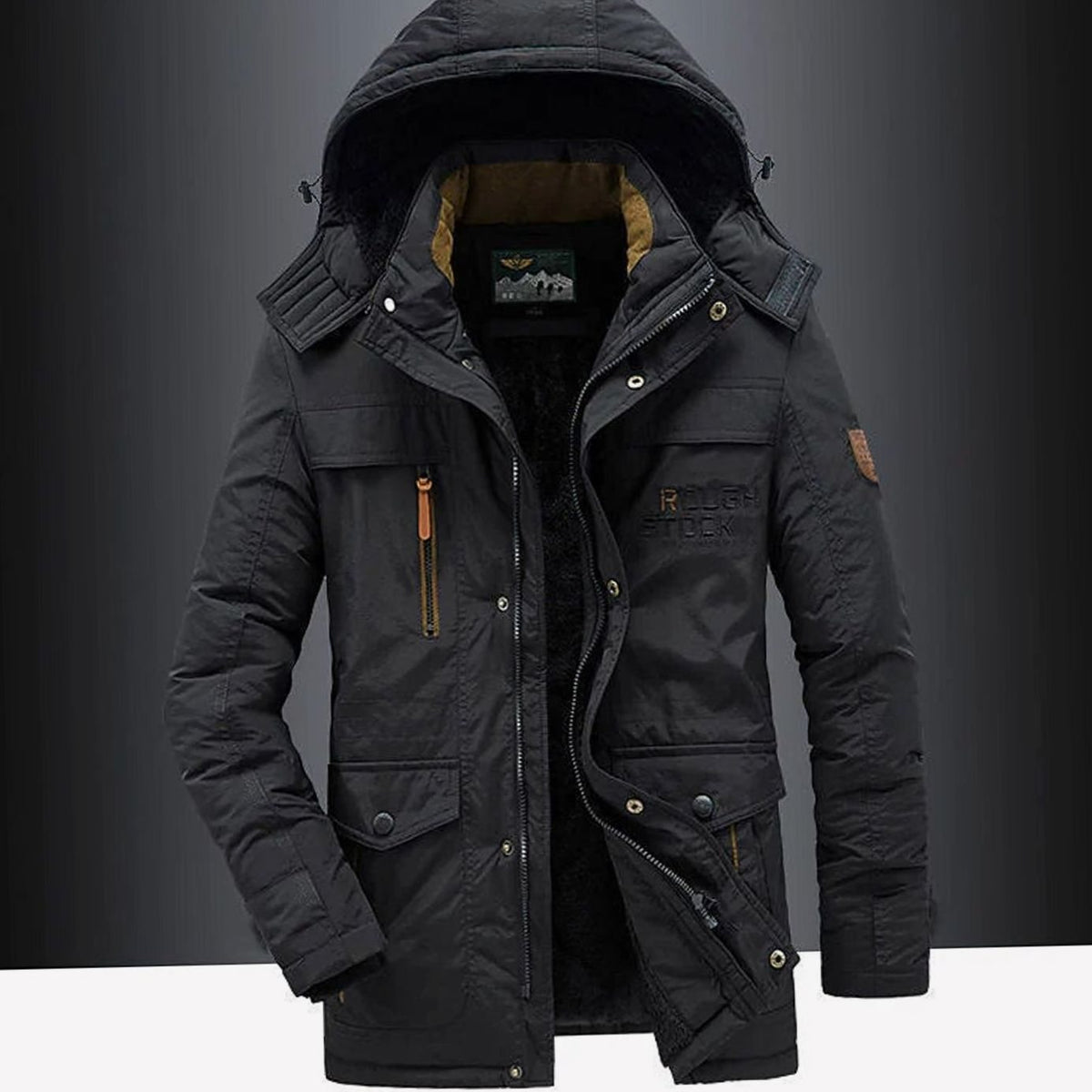 Men's Hooded Winter Jacket | Windproof & Insulated
