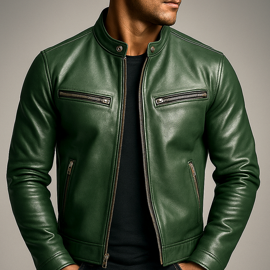 Men's Jacket | Full Zip & Stand Collar